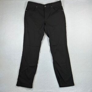 L.L.Bean Pants Mens 33x30 Black Venturestretch Five‎ Pocket Performance Stretch